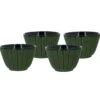 Lot De 4 Tasses En Fonte Verte The Kitchenette - 12cl -Smeg Soldes Boutique tasses kitchenette