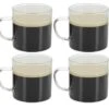 Tasses - OGO Living - Tasses Et Sous Verres - En Verre 25cl X4 -Smeg Soldes Boutique tasses ogo