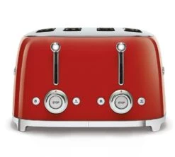 Toaster Smeg TSF03RDEU 4 Tranches Rouge -Smeg Soldes Boutique toast4tr rg