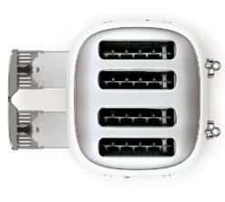 Toaster TSF03WHEU 4 Tranches Blanc - SMEG -Smeg Soldes Boutique toaster4tr blanc