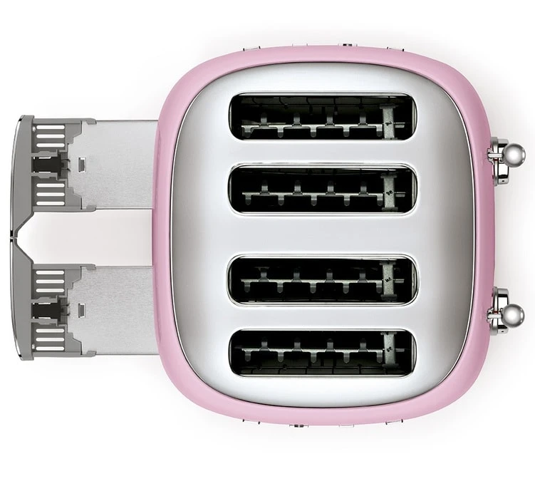 Grille-pain TSF03PKEU 4 Tranches Rose Vernis - SMEG 6 Grille-pain TSF03PKEU 4 Tranches Rose Vernis - SMEG – Image 4
