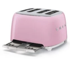 Grille-pain TSF03PKEU 4 Tranches Rose Vernis - SMEG 10 Grille-pain TSF03PKEU 4 Tranches Rose Vernis - SMEG -Smeg Soldes Boutique toaster4tr rose3