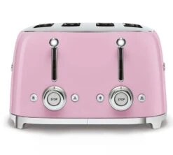 Grille-pain TSF03PKEU 4 Tranches Rose Vernis - SMEG 12 Grille-pain TSF03PKEU 4 Tranches Rose Vernis - SMEG -Smeg Soldes Boutique toaster4tr rose4