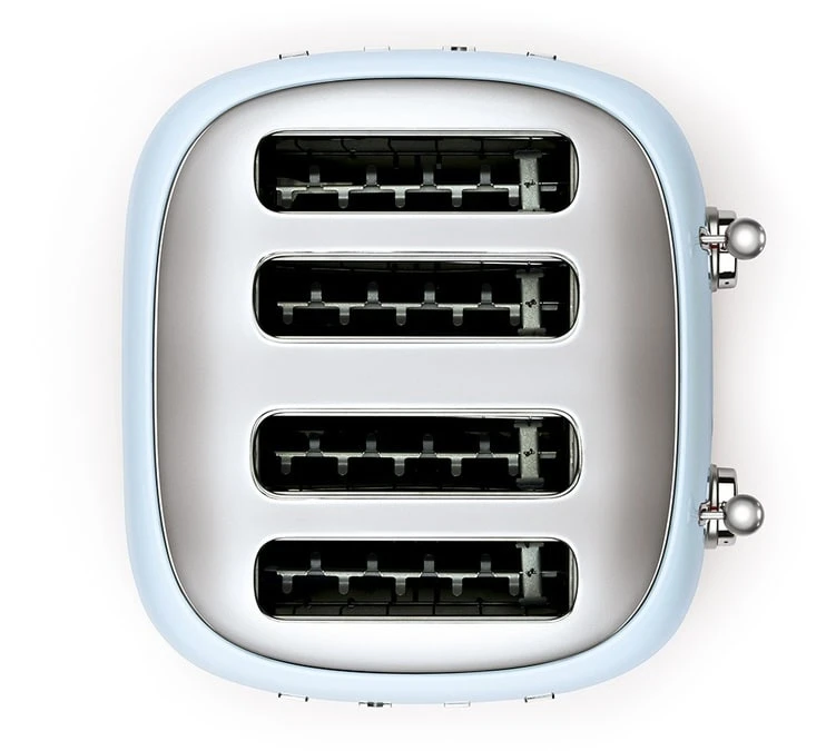 Grille-pain Smeg TSF03PBEU 4 Tranches Bleu Azur 8 Grille-pain Smeg TSF03PBEU 4 Tranches Bleu Azur – Image 6