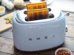 Grille-pain TSF01PBEU 2 Tranches Bleu Azur - SMEG 11 Grille-pain TSF01PBEU 2 Tranches Bleu Azur - SMEG -Smeg Soldes Boutique toaster azur amb