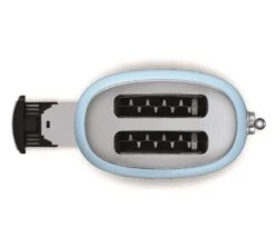 Grille-pain TSF01PBEU 2 Tranches Bleu Azur - SMEG 10 Grille-pain TSF01PBEU 2 Tranches Bleu Azur - SMEG -Smeg Soldes Boutique toaster azur fentes