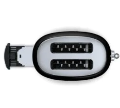 Grille-pain TSF01BLEU 2 Tranches Noir - SMEG -Smeg Soldes Boutique toaster noir fentes