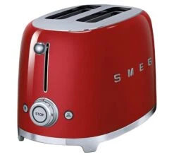 Grille-pain SMEG TSF01RDEU 2 Tranches Rouge 8 Grille-pain SMEG TSF01RDEU 2 Tranches Rouge -Smeg Soldes Boutique toaster rouge cote