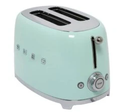 Grille-pain TSF01PGEU 2 Tranches Vert D'eau - SMEG -Smeg Soldes Boutique toaster verredeau boutons