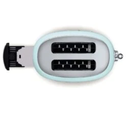 Grille-pain TSF01PGEU 2 Tranches Vert D'eau - SMEG -Smeg Soldes Boutique toaster verredeau fentes