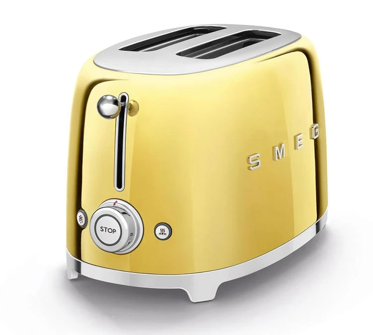 Grille-pain SMEG TSF01GOEU 2 Tranches - Or 4 Grille-pain SMEG TSF01GOEU 2 Tranches - Or – Image 2