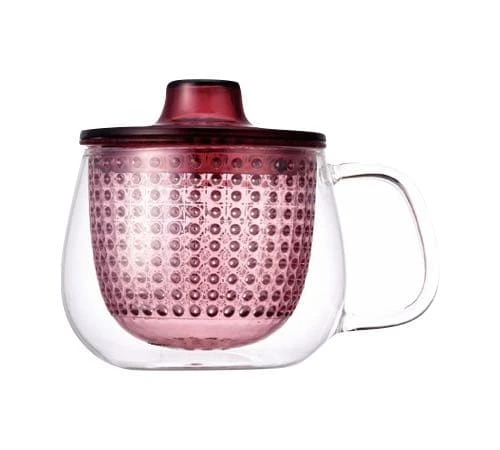 Mug Unimug + Infuseur à Thé Rouge - 35clc - KINTO 3 Mug Unimug + Infuseur à Thé Rouge - 35clc - KINTO