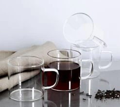 Tasses - OGO Living - Tasses Et Sous Verres - En Verre 25cl X4 -Smeg Soldes Boutique verrestasse